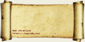 Jasna Vilimonović vizit kartica